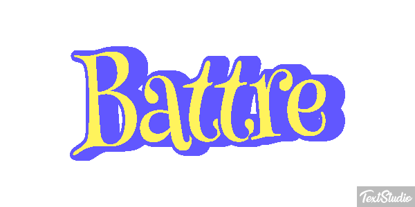 Battre Effet de texte