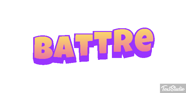 Battre Effet de texte