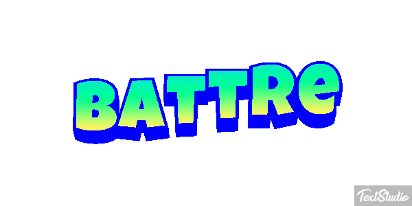 Battre Effet de texte