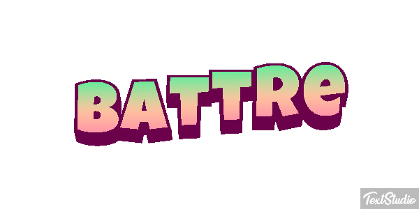 Battre Effet de texte