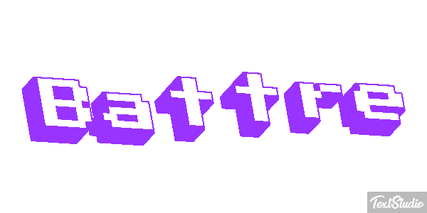 Battre Effet de texte
