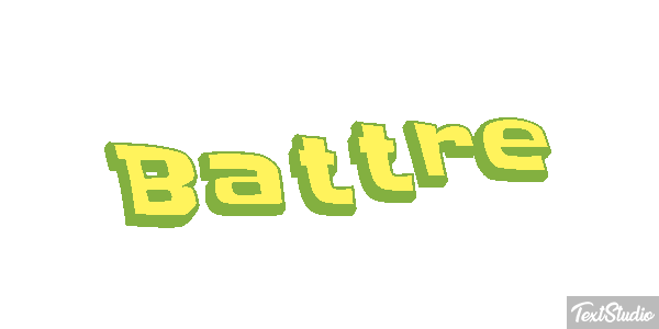 Battre Effet de texte