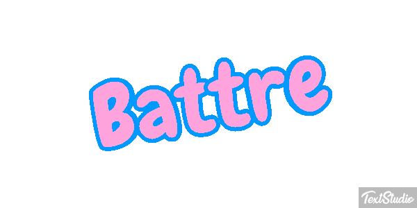 Battre Effet de texte