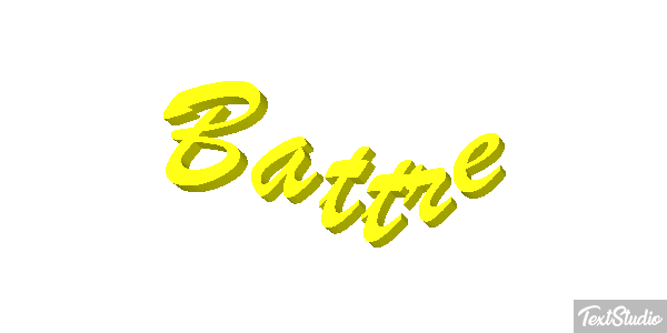 Battre Effet de texte