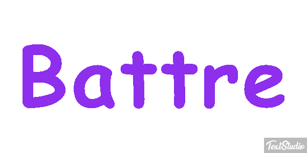 Battre Effet de texte