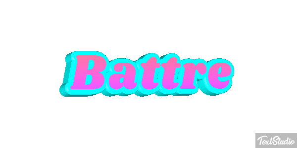 Battre Effet de texte