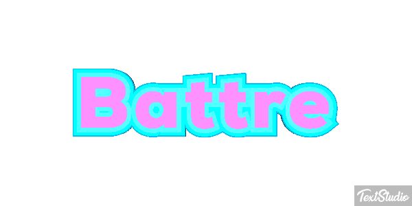 Battre Effet de texte