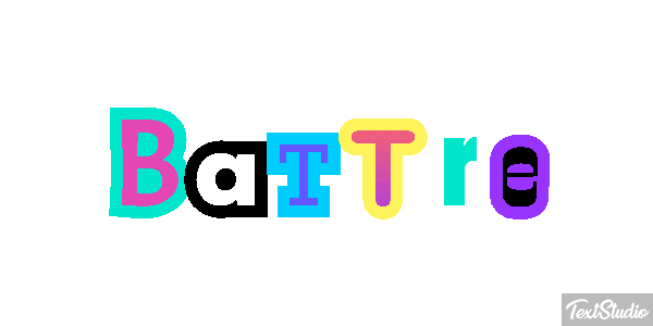 Battre Effet de texte