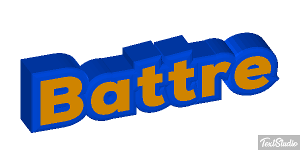 Battre Effet de texte