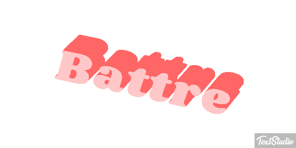 Battre Effet de texte