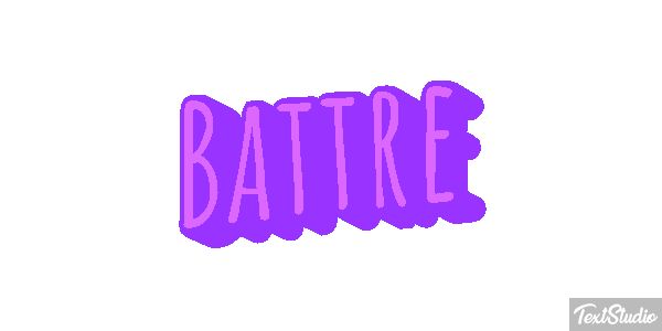 Battre Effet de texte