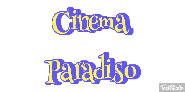Cinema Paradiso Effetto testo