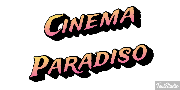 Cinema Paradiso Effetto testo