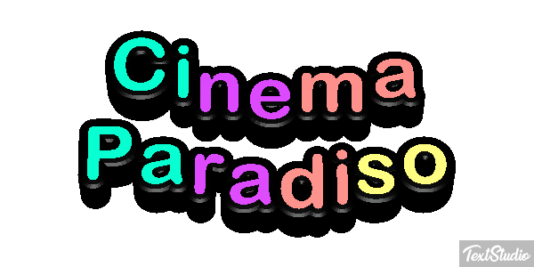 Cinema Paradiso Effetto testo