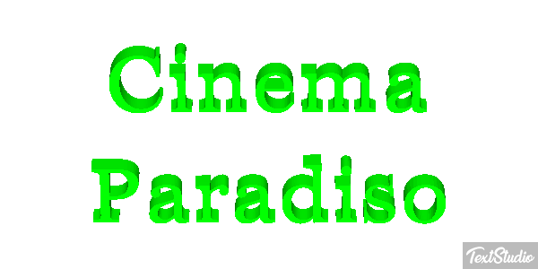 Cinema Paradiso Effetto testo