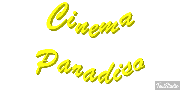 Cinema Paradiso Effetto testo