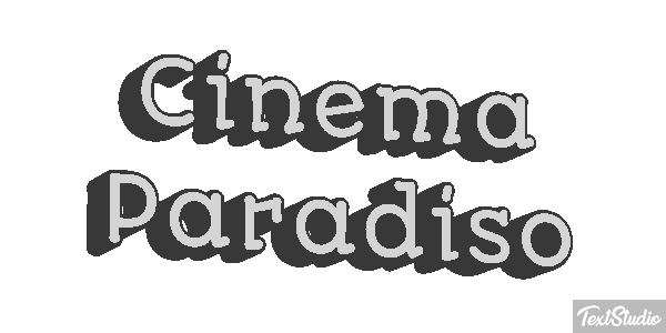 Cinema Paradiso Effetto testo