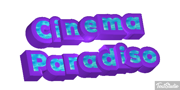 Cinema Paradiso Effetto testo