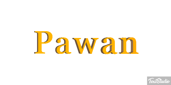 Pawan Efeito do texto