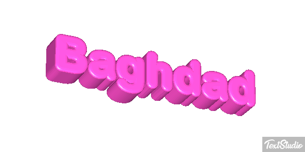 Baghdad Texteffekt