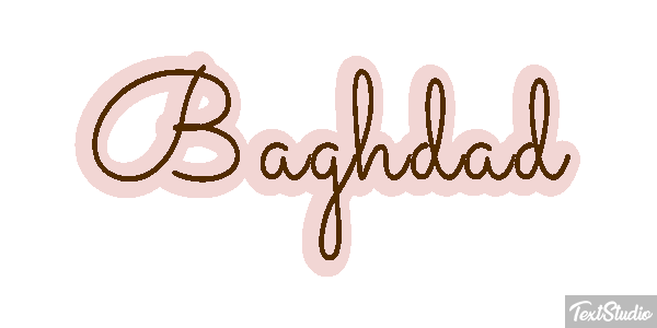 Baghdad Texteffekt