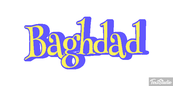 Baghdad Texteffekt