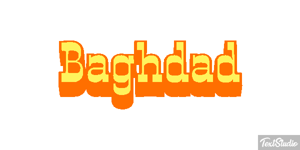 Baghdad Texteffekt