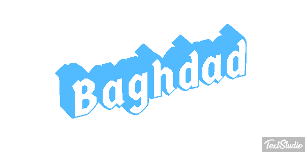 Baghdad Texteffekt