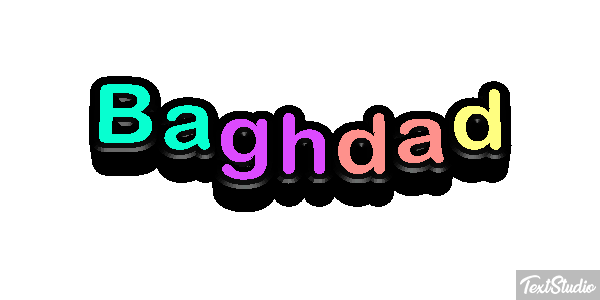 Baghdad Texteffekt