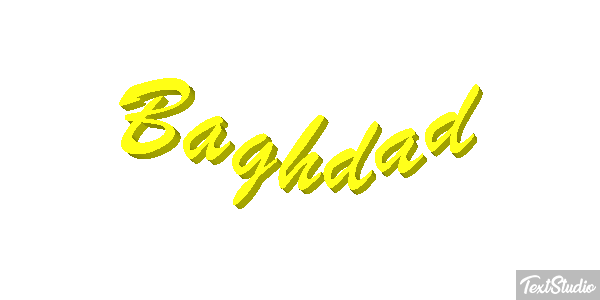 Baghdad Texteffekt