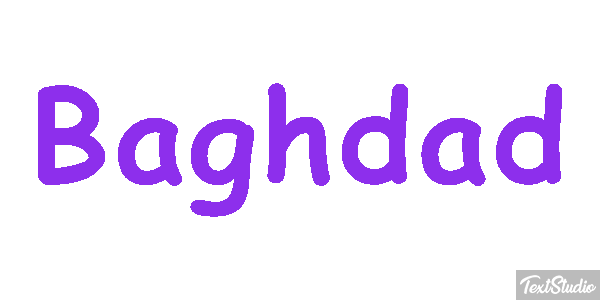 Baghdad Texteffekt