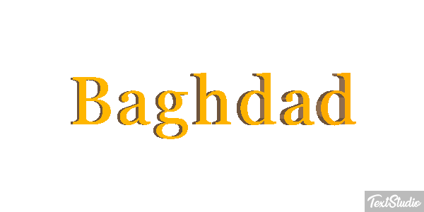 Baghdad Texteffekt