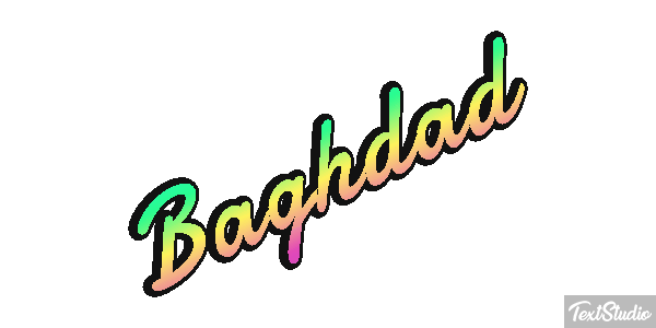 Baghdad Texteffekt