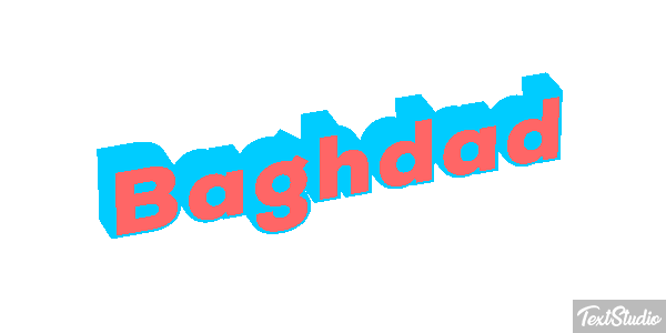 Baghdad Texteffekt