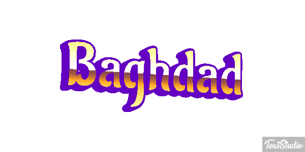 Baghdad Texteffekt