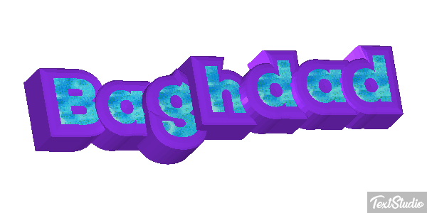 Baghdad Texteffekt