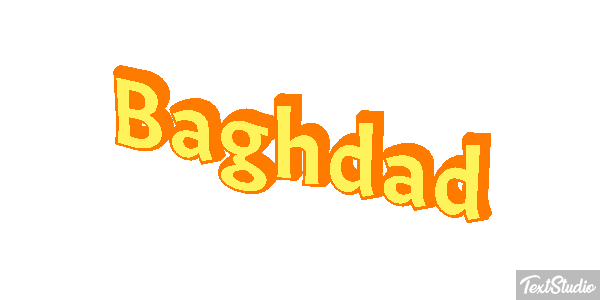 Baghdad Texteffekt