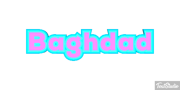 Baghdad Texteffekt