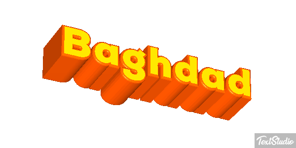 Baghdad Texteffekt