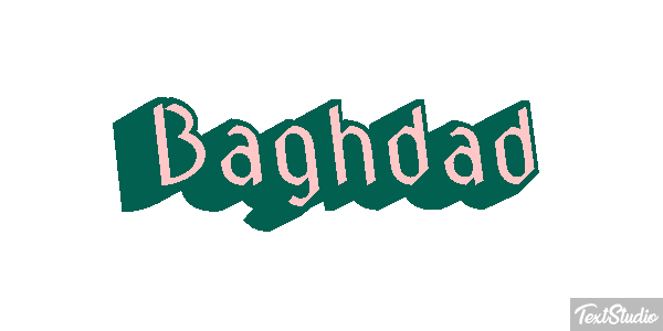 Baghdad Texteffekt