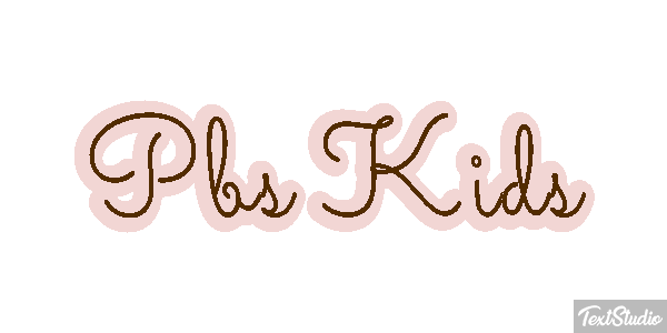 Pbs Kids Text effect