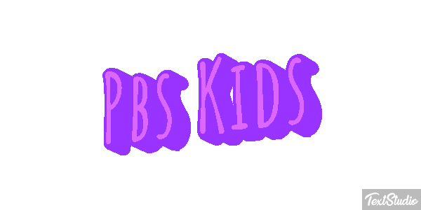 Pbs Kids Text effect