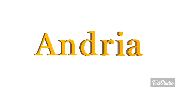Andria Text effect