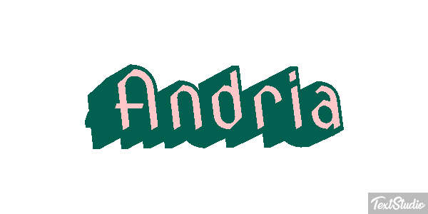 Andria Text effect
