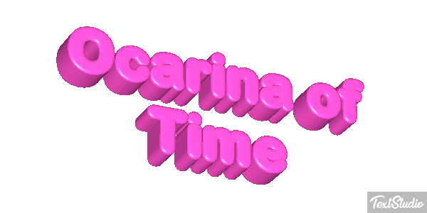 Ocarina of Time Tekst effect