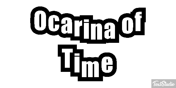 Ocarina of Time Tekst effect