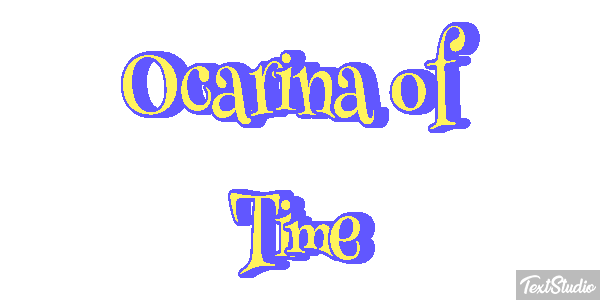 Ocarina of Time Tekst effect