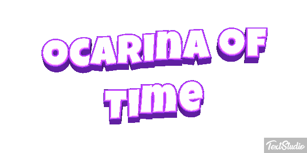 Ocarina of Time Tekst effect