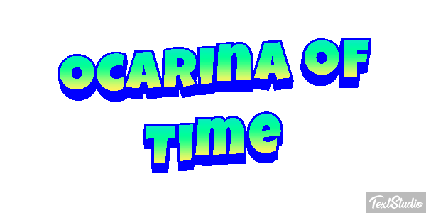 Ocarina of Time Tekst effect