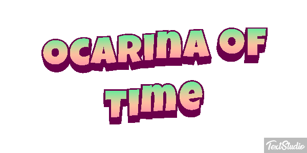 Ocarina of Time Tekst effect